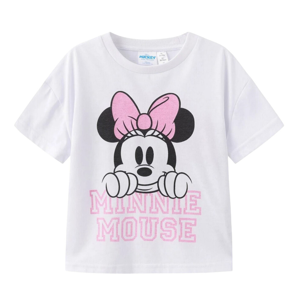 Disney (5-6 Years, White) Baby Minnie Mouse T-Shirt