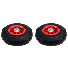 2X Children'S Electric Car Inflatable Tires, Kid'S Electric Tricycle Rubber Wheels Children'S Car Tires 1.2cm Hole 8Inch