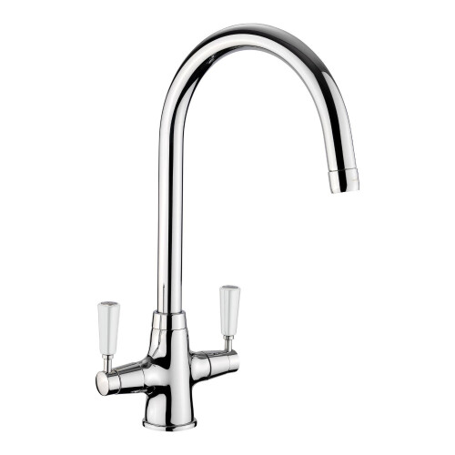 Rangemaster Rangemaster AquaClassic Double Lever Kitchen Mixer Tap - Chrome TAQCLASSDLCMWH