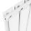 Riace White Vertical Flat Designer Radiator 1600x272mm Double Panel VD4-1600-WCF 4