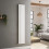 Riace White Vertical Flat Designer Radiator 1600x272mm Double Panel VD4-1600-WCF 1
