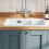 Rangemaster Rangemaster Rustique 1.5 Bowl Inset / Undermount White Ceramic Kitche CRUB3315WH 5