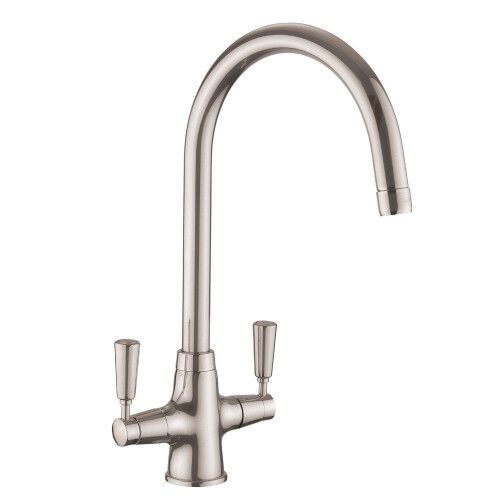 Rangemaster Rangemaster AquaClassic Double Lever Kitchen Mixer Tap - Brushed TAQCLASSDLBFBF