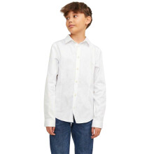 (8 Years, White) Jack And Jones Boys Parma Long-Sleeved Shirt