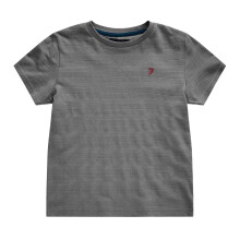 (14-15 Years, Grey) Farah Childrens/Kids Silverstone Textured Stripe T-Shirt
