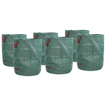 vidaXL Gartenmüllsäcke 12 stk. 300 l Grün Polypropylen