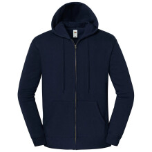 (3XL, Deep Navy) Fruit of the Loom Unisex Adult Iconic Premium Full Zip Hoodie