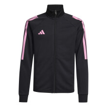 (11-12 Years, Black/Pink) Adidas Childrens/Kids Sereno 3 Stripes Track Jacket