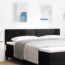 vidaXL Kopfteil Schwarz 180 cm Samt