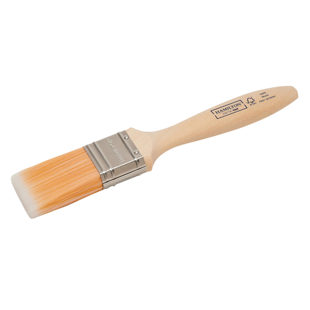Hamilton (7.6Cm, Wood) For The Trade Flat Paint Brush