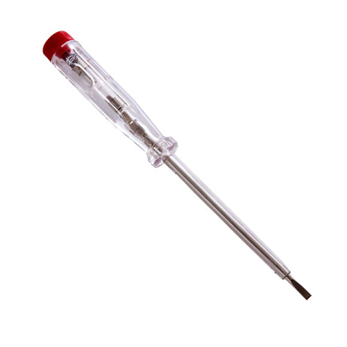 (105mm, Clear/Red) Eclipse Electric Steel Mains Tester