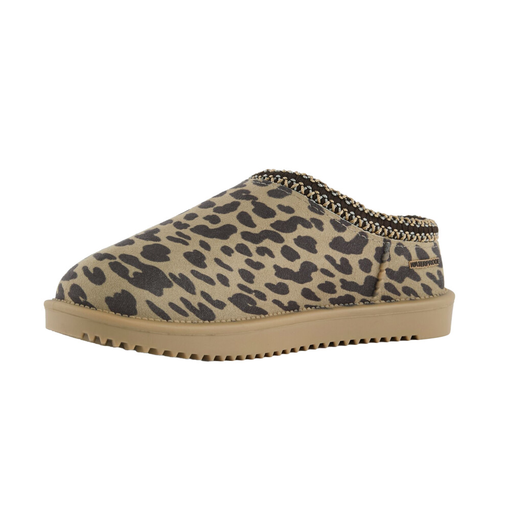 Regatta (5 Uk, Leopard) Womens/Ladies Risley Leopard Print Mules
