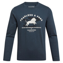 (5-6 Years, Blue Stone) Craghoppers Childrens/Kids Cruz Lion Nosilife Long-Sleeved T-Shirt