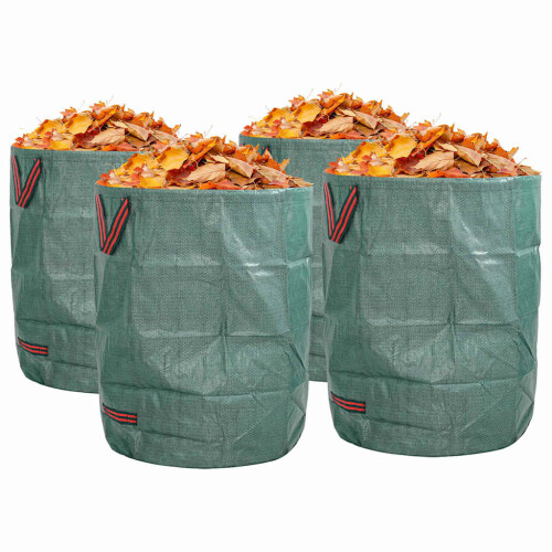 VidaXL vidaXL Gartenmüllsäcke 4 stk. 300 l Grün Polypropylen 1