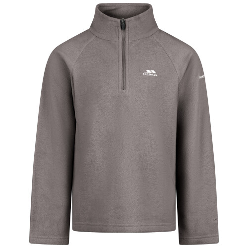 Trespass (5/6, Storm Grey) Trespass Kids Half Zip Fleece - Uliston