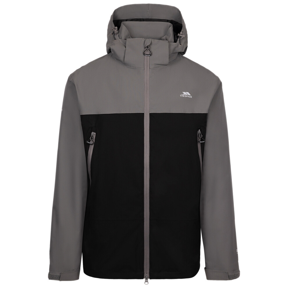 Trespass Men's Storm Grey Outdoor Waterproof Jacket Tp75 Fahamore - Image 3