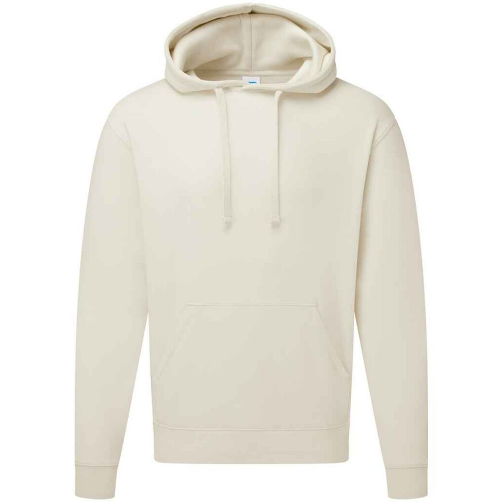 Russell (Xs, Natural) Mens Authentic Hoodie