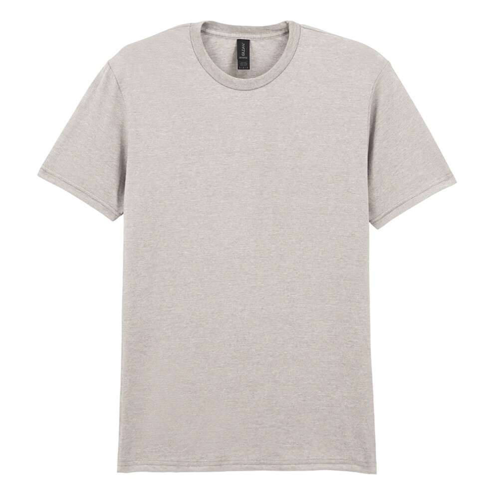 Gildan (S, Ice Grey) Mens Soft Style Ringspun T Shirt