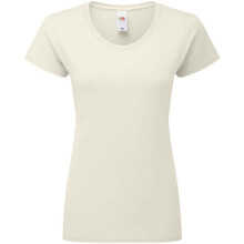 (XL, Natural) Fruit Of The Loom Womens/Ladies Fit Ringspun Premium Tshirt