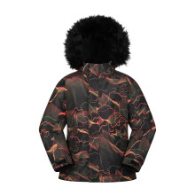 (5-6 Years, Black) Mountain Warehouse Childrens/Kids Berg Abstract Ski Jacket