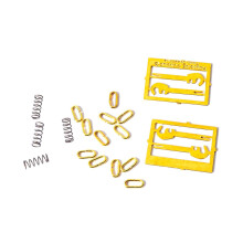 Parkside PS50 3 Link Couplings Etched hook Springs O Gauge