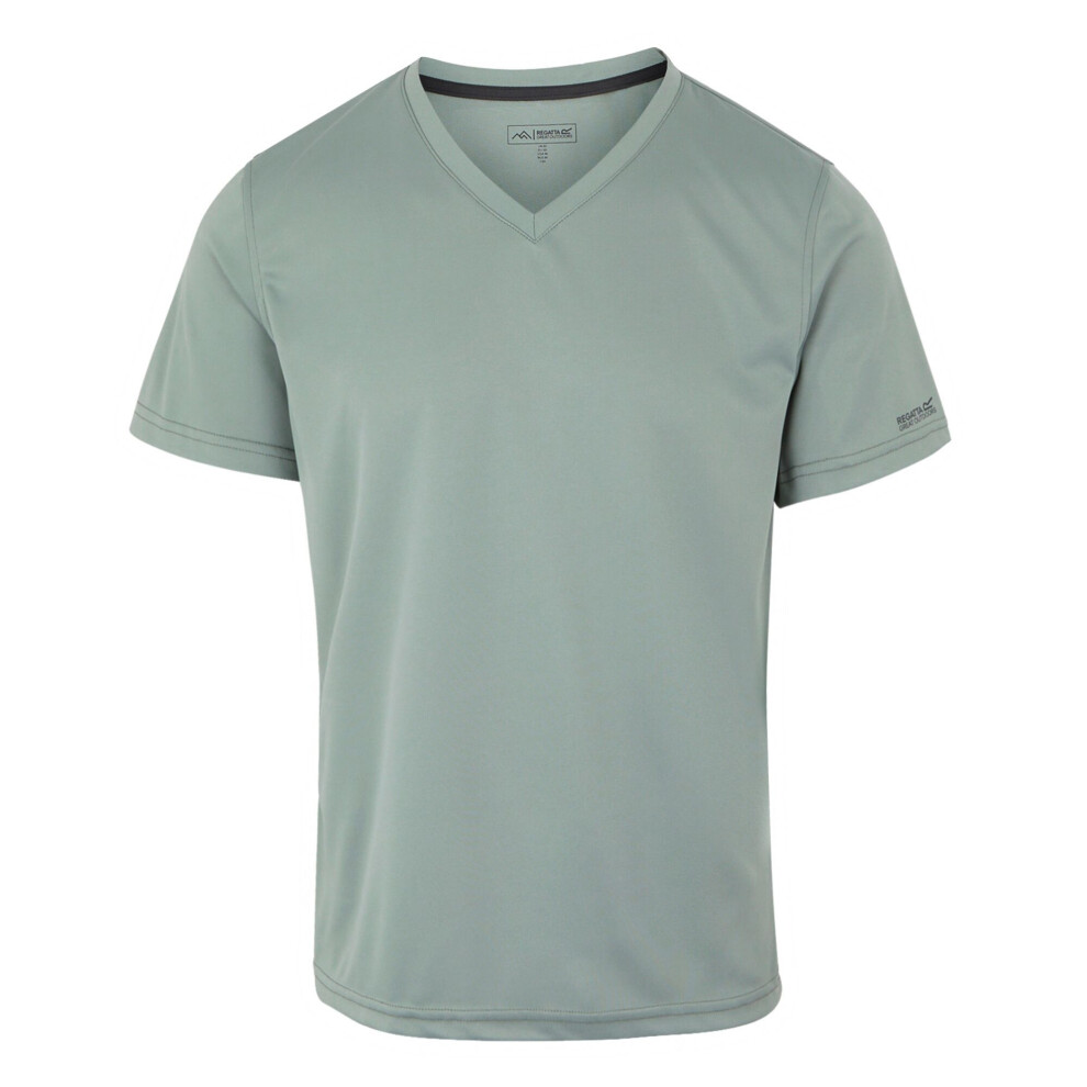 Regatta (M, Glacier) Mens Fingal V Neck T-Shirt