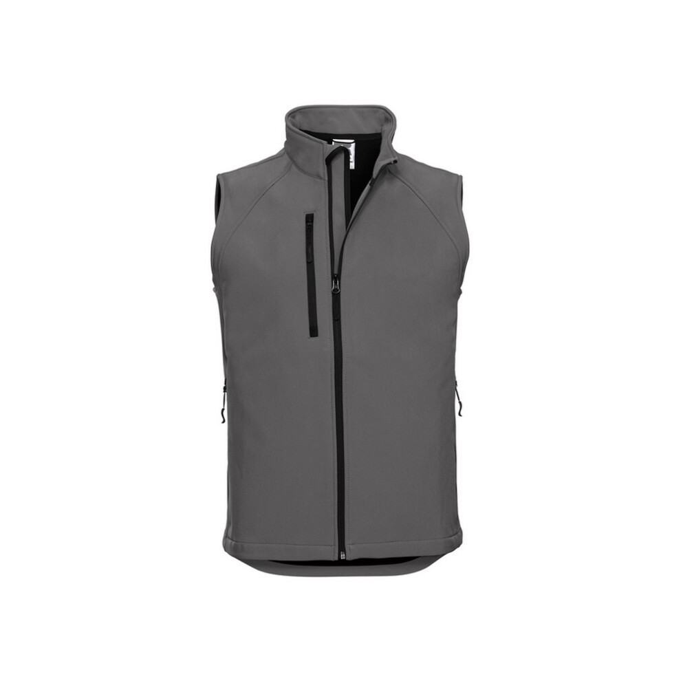 Russell (Xs, Titanium) Mens Softshell Gilet