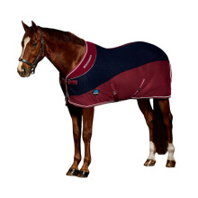 (6' 3", Navy/Burgundy) Weatherbeeta Standard-Neck Thermo Air Horse Cooler Rug