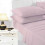 (Single, Pink) K Collection percale Percale Fitted Sheet 1