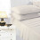 (Single, Cream) K Collection percale Percale Fitted Sheet 1