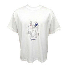 (L, White) Slazenger Mens Off-Court Warm Down Regular T-Shirt