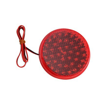 100 mm Diameter Trafiksignal Ljusmodul 12V LED Trafiklampa LED Trafiksignal Ljus Lampwick Utan Visor Röd