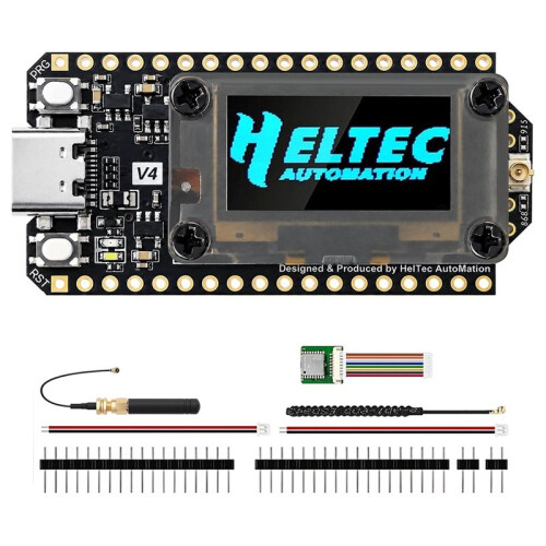Placa de Desenvolvimento WiFi LoRa 32 V4-R8 ESP32-S3R8 SX1262 com Tela OLED de 0,96 Polegadas, Nó WiFi BLE LoRa com Módulo GPS para Meshtastic