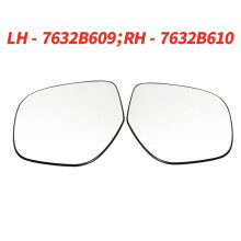1Pair Rearview Mirror Lens Electric Heating Side Mirror Glass Base for Outlander ASX 13-21 7632B609 7632B610