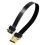 Cable Plano de 50 cm Compatible con  Macho A Macho Micro- en Ángulo de 90 Grados para FPV 1
