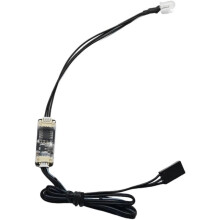 5-8.4V Tailpipe Light 5mm Lamp Beads 25.8x10.3x4.5mm Controller with Signal Cable DIY Accessories for RC Car Model