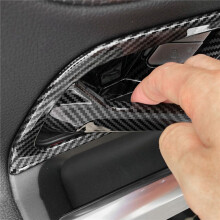 4PCS/Set Car Inner Door Pull Handle Trims Cover Stickers for - GLB/GLA/EQA/EQB-Class X247 200 250 2020-2024