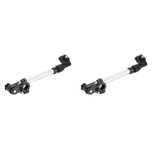 2X Soporte de Paraguas de Bicicleta de Acero Inoxidable Soporte de Paraguas de Bicicleta Eléctrico Tipo una Soporte de Paraguas de Tubo Recto
