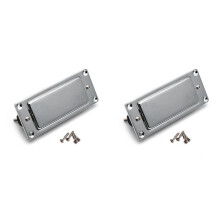 2X Humbucker Electric Guitar Pickup Kit Chrome Plated Luthier'S Trimmer Guitar Tool