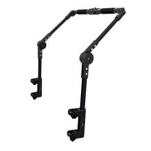 Adjustable Wagon Push Handle with Hook and Loop Strips Foldable Push Handle for Camping Wagons Canopy