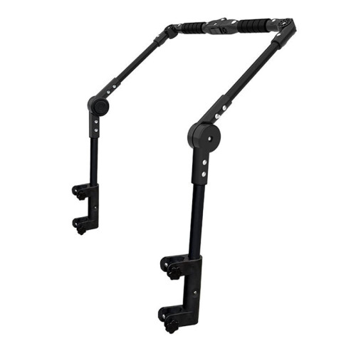 Adjustable Wagon Push Handle with Hook and Loop Strips Foldable Push Handle for Camping Wagons Canopy