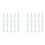 40PCS Blind Pull Cord Knobs White Blind Cord Holder White Pull Cord Pendants Downward End Window Blind Pull Cord Pendant 1