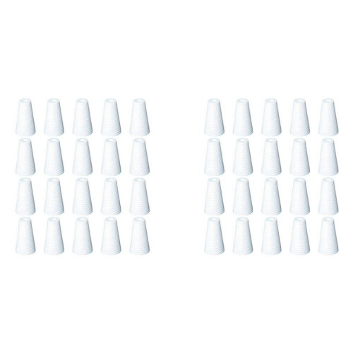 40PCS Blind Pull Cord Knobs White Blind Cord Holder White Pull Cord Pendants Downward End Window Blind Pull Cord Pendant