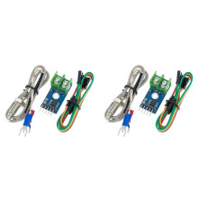 2X MAX6675 Module with K Type Thermocouple Sensor High Accuracy Measurement Tool High Temperature Measurable Module