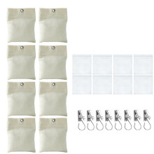 8 Pack Outdoor Curtain Weights, 15oz Outdoor Curtain Sandbag Weighted Bags Drapery Weights Bottom Curtain Weights Bags