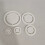 5pcs Pottery Foot Ring Template Consistent Base Ring Mold Ceramic Clay Trimming Tool DIY Ceramic Making Supplies 6