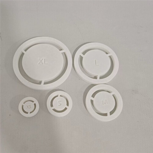 5pcs Pottery Foot  Template Consistent Base  Mold Ceramic Clay Trimming Tool DIY Ceramic Making Supplies