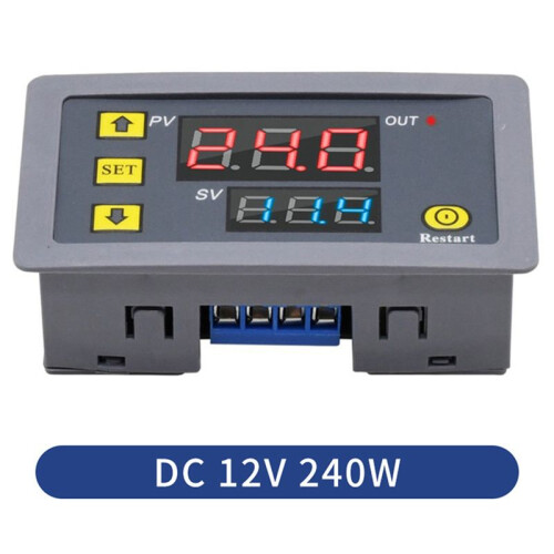 10X Digital  Delay Relay LED Display Cycle Timer Control  Adjustable Timing Relay  Delay  DC12V