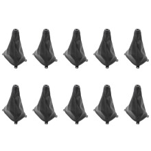 10X Car PU Leather Manual Gear Shift Lever Dust Cover for Sportage Black