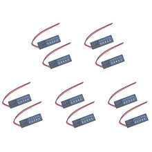 10 Pcs Battery Level Indicator 3S Ternary Lithium Battery Phosphate Lead-Acid Battery Capacity Display Meter